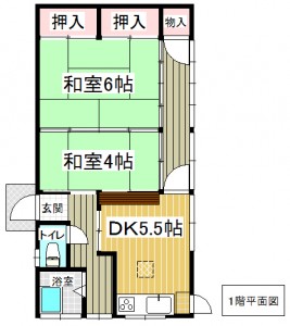 hirao madori 2DK