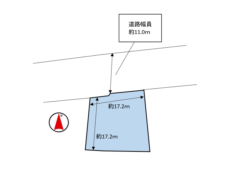 岩国市・周東町 下久原 売土地（107.99坪）※住宅用地 ※建築条件なし